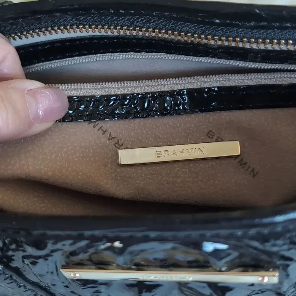 BRAHMIN MINI ASHER ♣️Melbourne Black NWOT